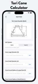 Cones Calculator Pro screenshot