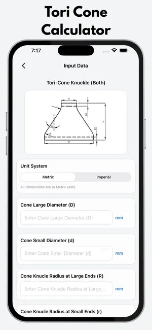 Cones Calculator Pro screenshot 3