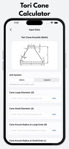 Cones Calculator Pro のスクリーンショット