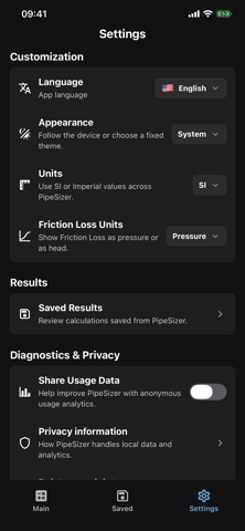 PipeSizer: Diameter Selector Screenshot 4 of 4