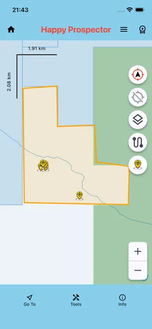 Happy Prospector: Offline Maps screenshot 4