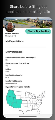 TruckerFy iPhone screenshot