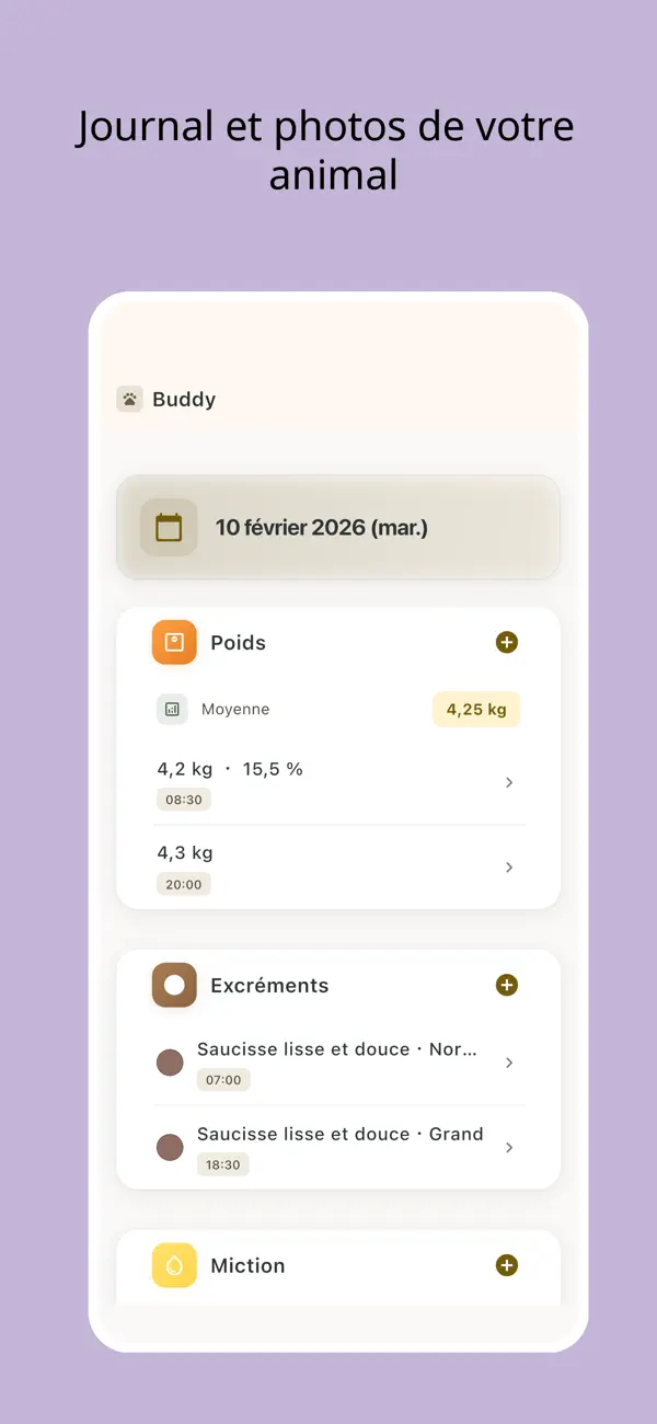 Screenshot #3 pour My Pet App for Health Tracking