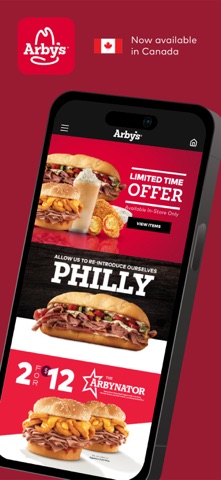 Arby's NON-US iPhone screenshot