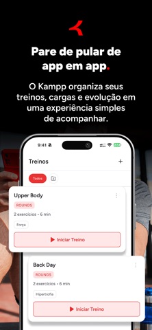 Kampp: Workout Tracker iPhone screenshot 2
