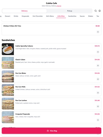 Cubita Café iPad screenshot