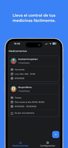 My Medicines Control iPhone screenshot