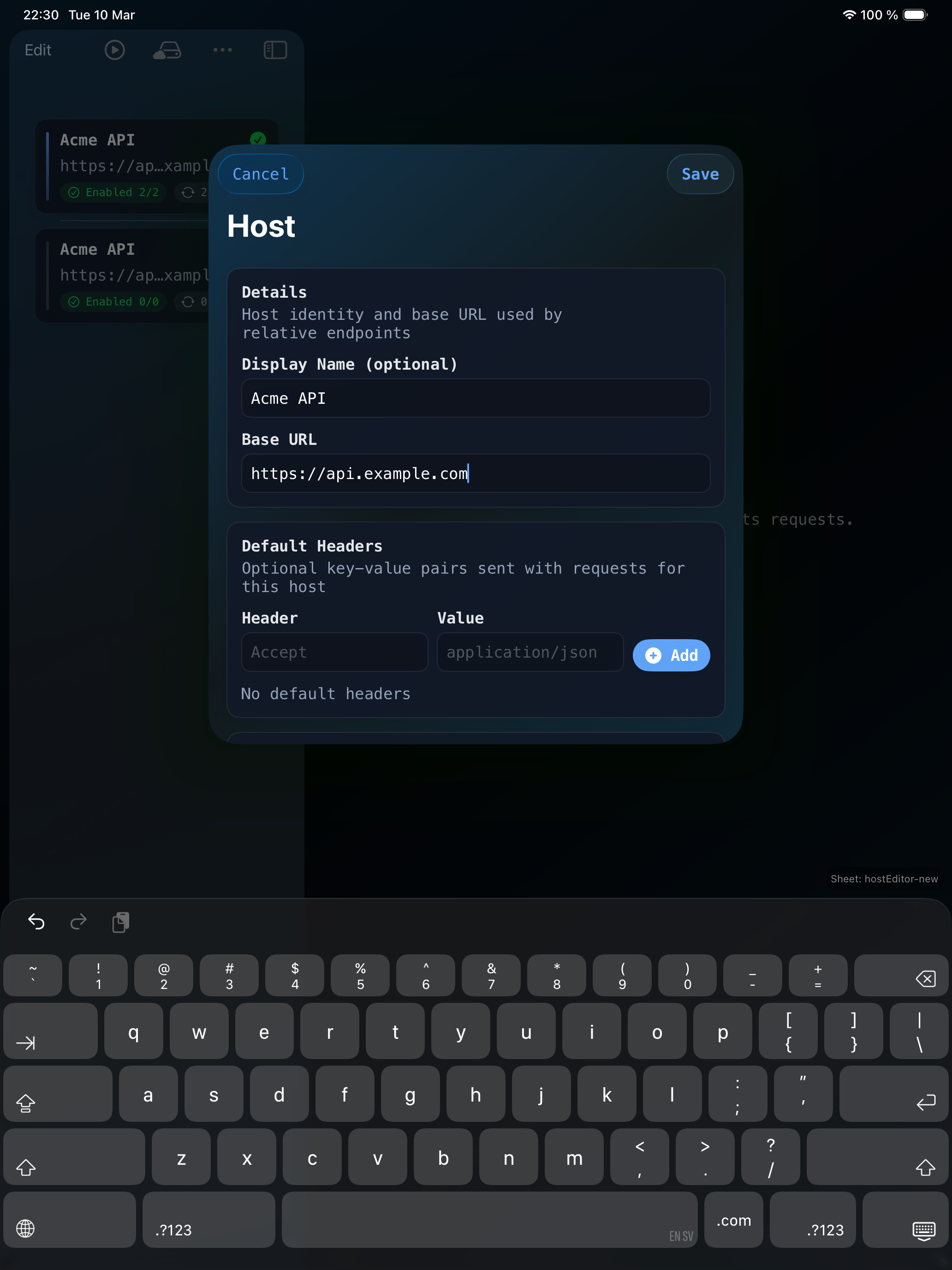Server tester