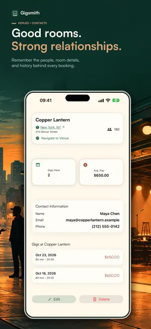 Gigsmith: Gig Manager screenshot 4