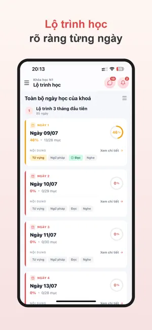Nhật Ngữ Shourai screenshot 3