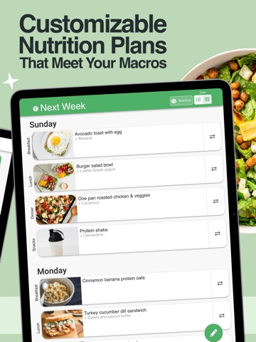 StrongrFastr Diet+Fitness AI iPad screenshot