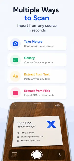 Omni Business Card Scanner screenshot 2