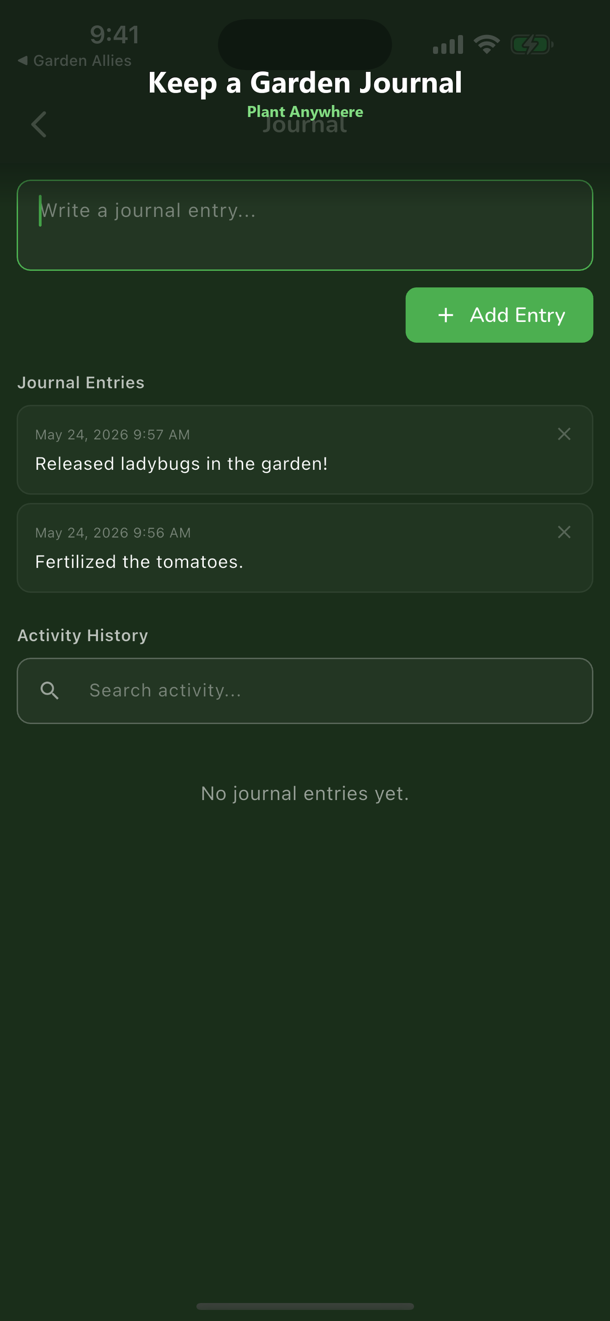 Vernalo: Plant Anywhere
