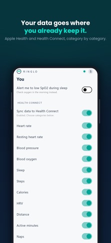 Ringlo: Smart Ring Health Screenshot 6 of 10