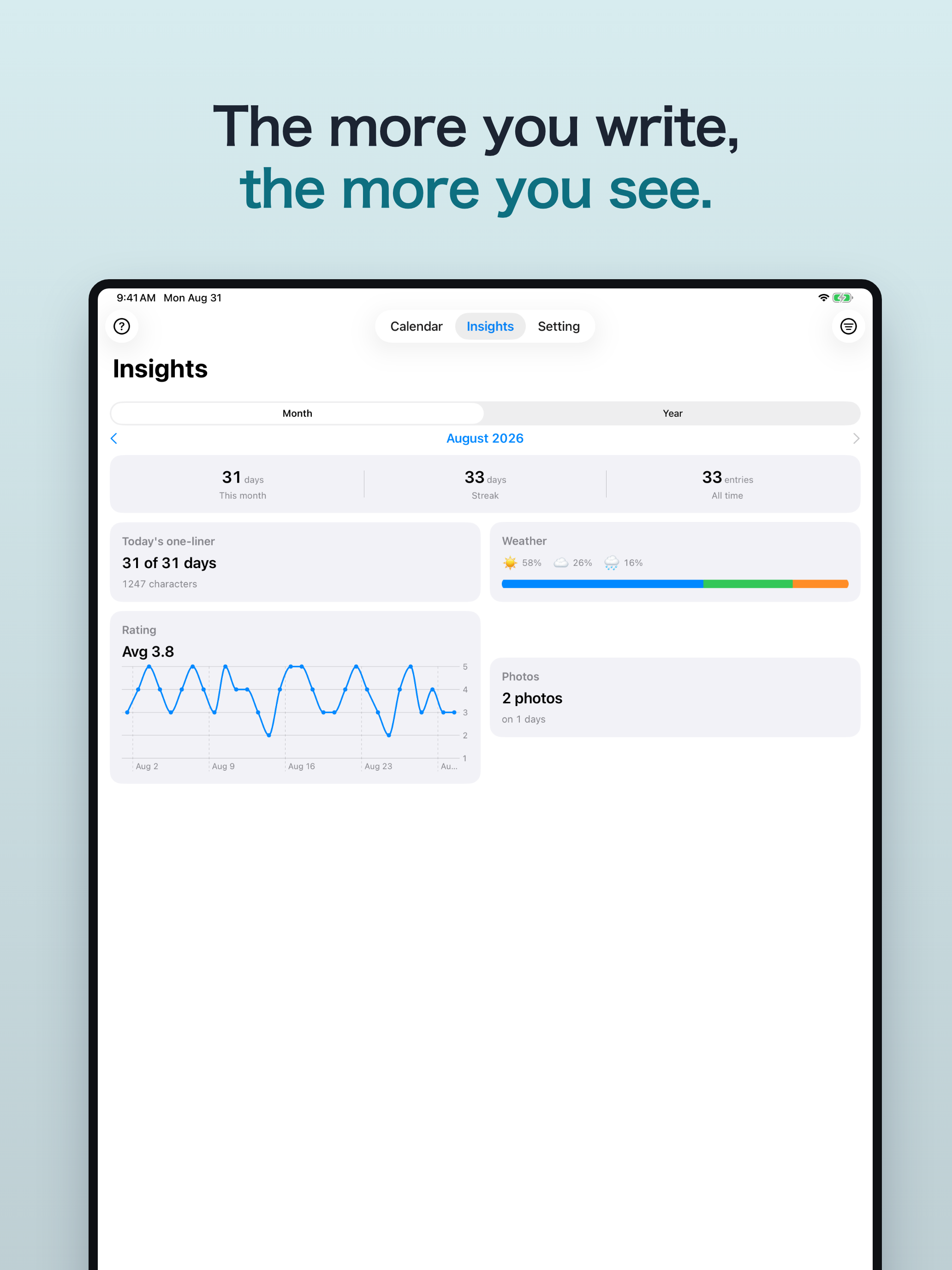 Mainiti: 1-Minute Diary screenshot 9