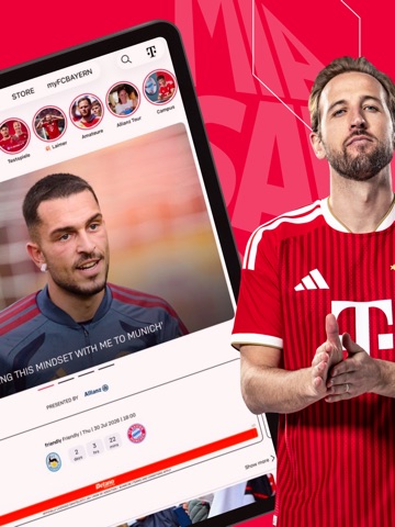 FC Bayern München iPad screenshot 2