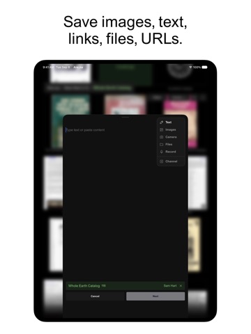 Are.na iPad screenshot 4