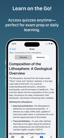 Geology Quiz+ iPhone screenshot