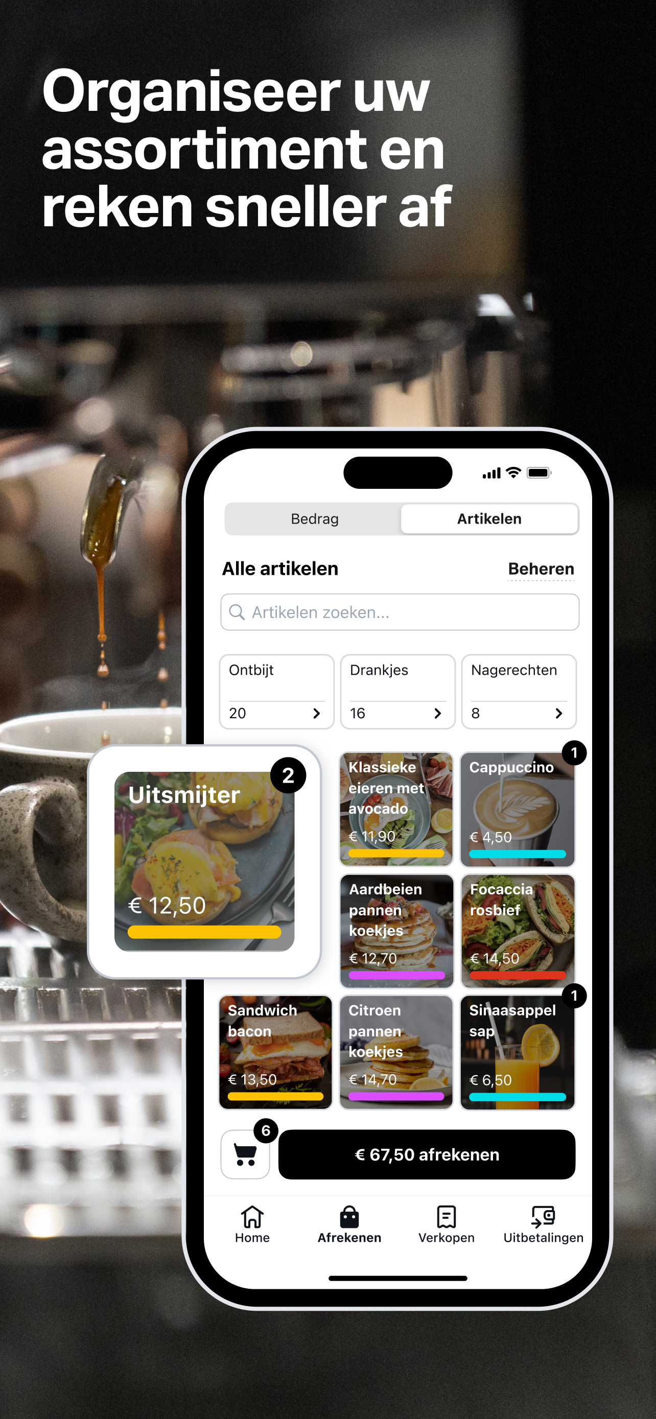 SumUp: Afrekenen en beheren