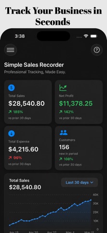 Simple Sales Recorder screenshot