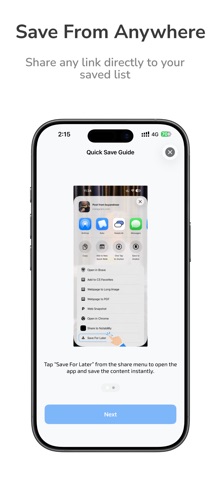 smart bookmark : save links Screenshot 1 of 7