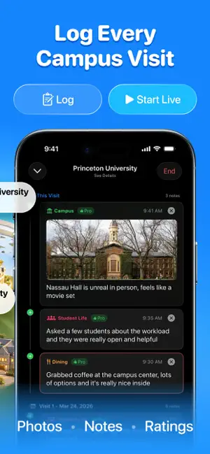 Toured - College Visit Tracker screenshot 2