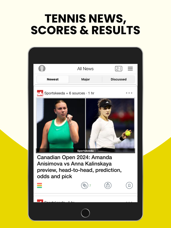 Screenshot #4 pour Tennis News, Scores & Results