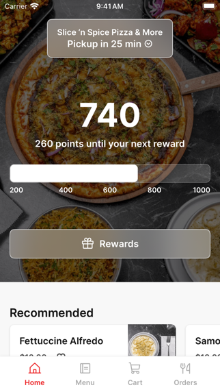 Slice ‘n Spice Pizza & More iPhone screenshot 1 - Food & Drink app