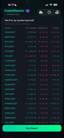 CryptoReports screenshot