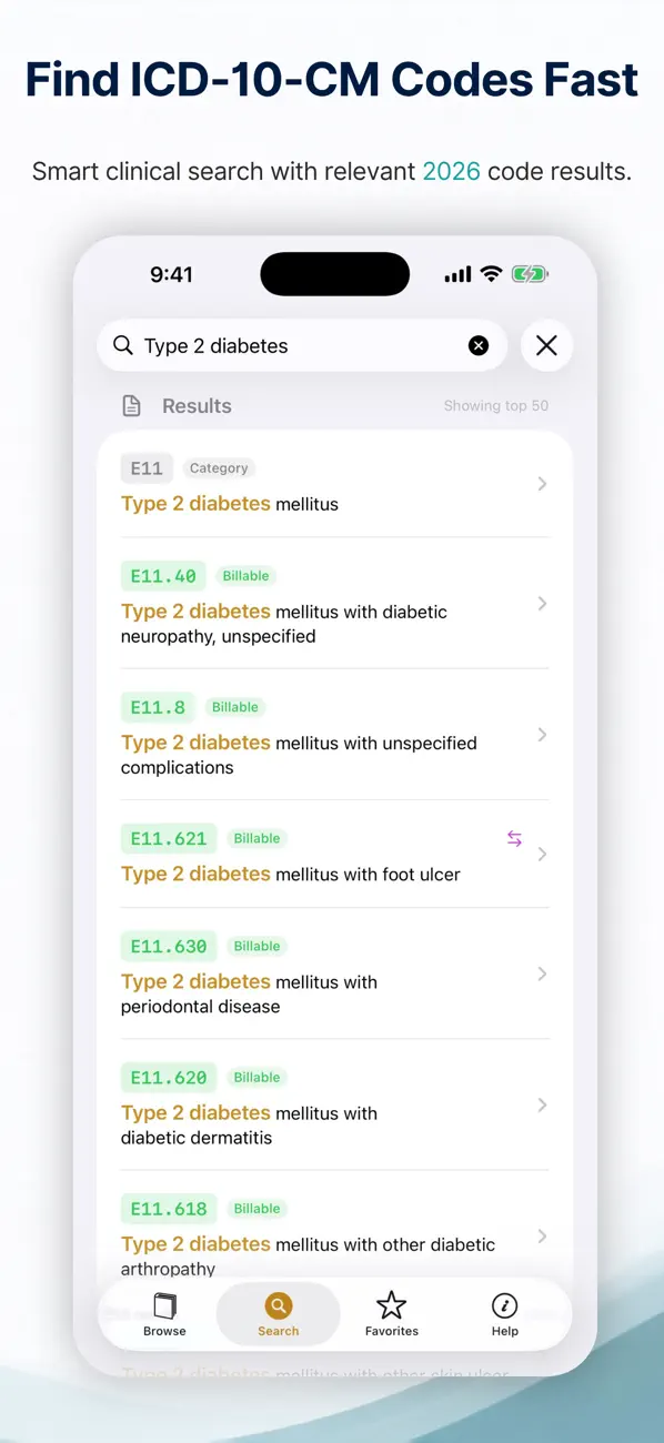 Screenshot #1 pour ICD 10 On the Go 2026