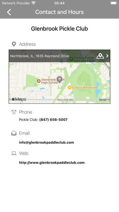 Glenbrook Racquet/Paddle Clubs Screenshot