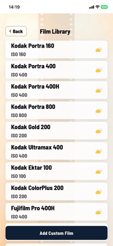 Film+ Light Meter screenshot