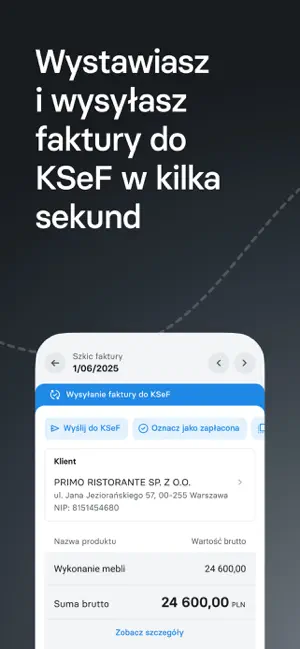 inFakt — KSeF Faktury Księgowi iPhone screenshot 3