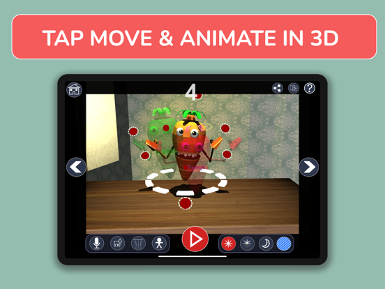 Animate Me 3D iPad app afbeelding 1