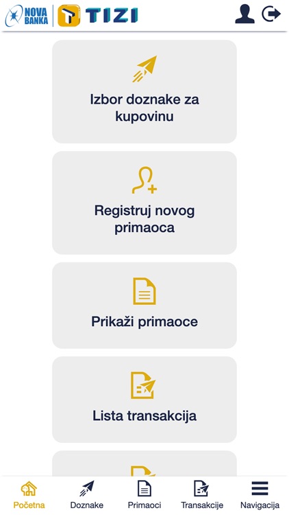 TIZI - Transfer novca u BIH