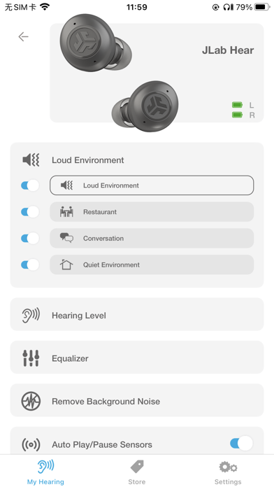 JLab Hearing Health Screenshot 3 - AppWisp.com JLab Hearing Health Screenshot 3 - AppWisp.com
