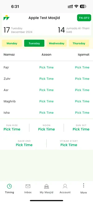 MyMasjid - Way2Masjid screenshot 1