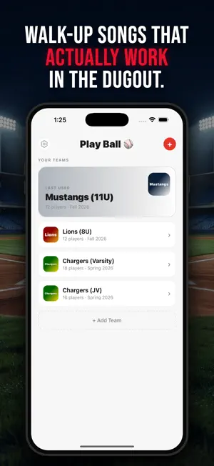 Play Ball | Walk-Up Songs screenshot 1