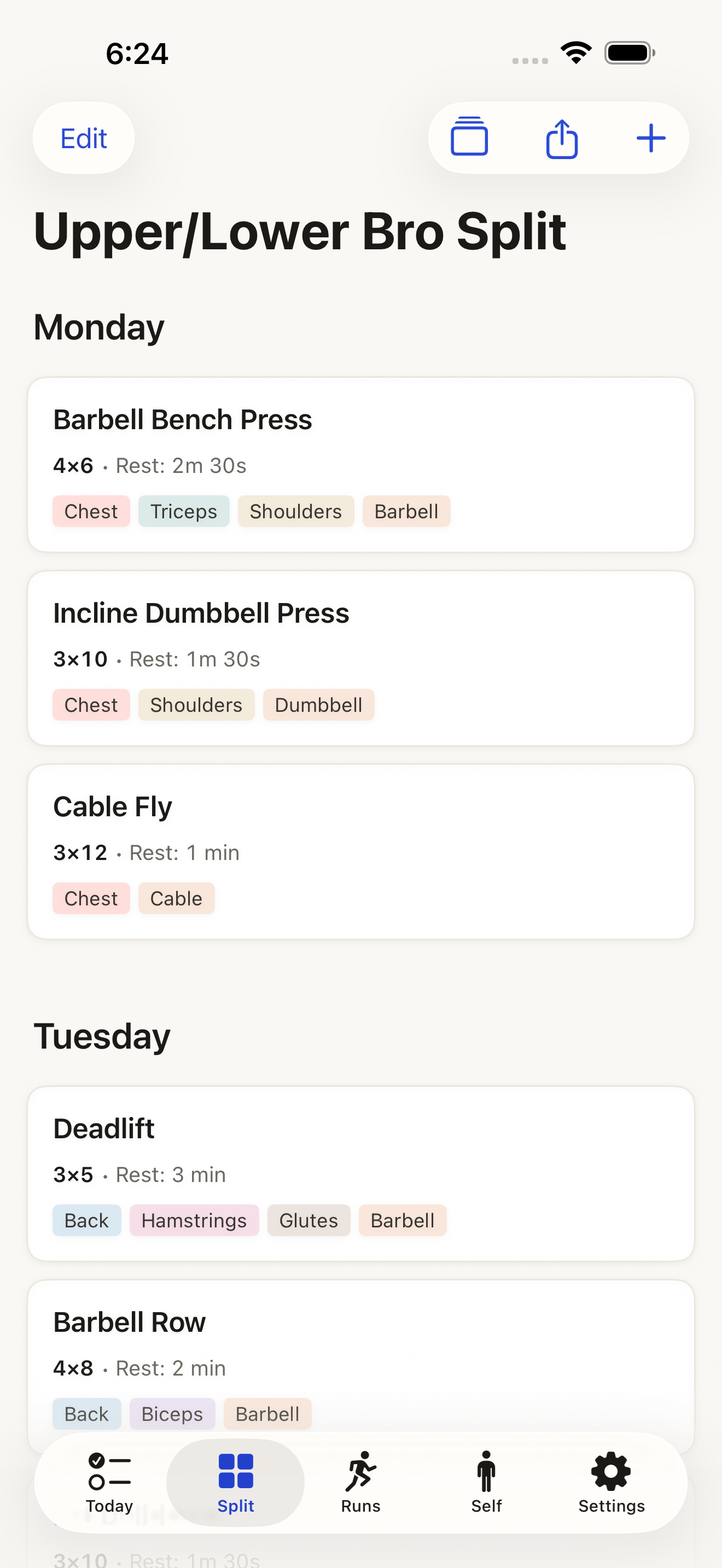 Gym Log: Workout Tracking screenshot 4