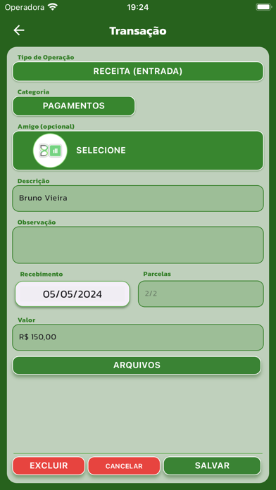 B8 Financeiro Pessoal Screenshot