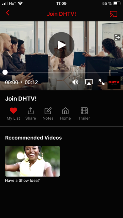 DHTV Network Screenshot