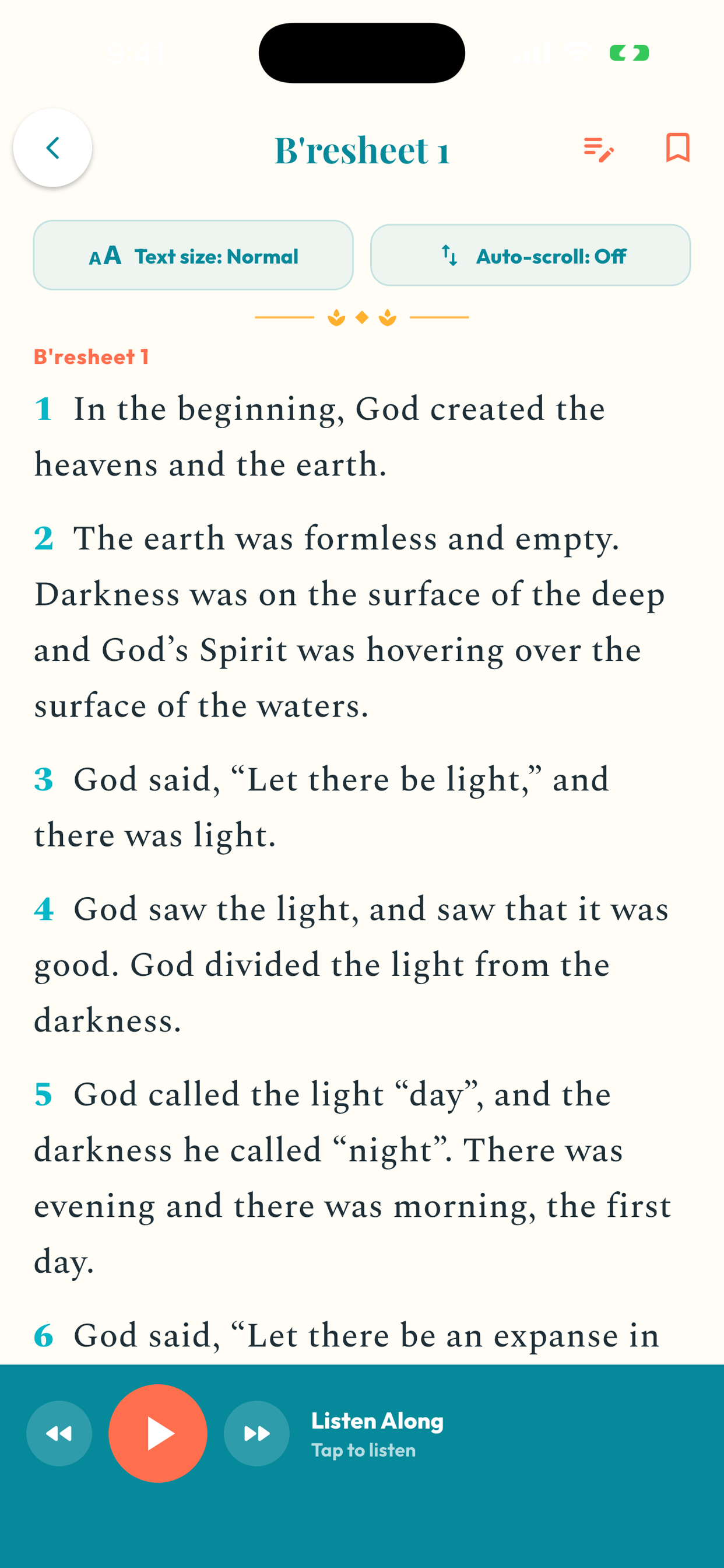 Anointed Messianic Audio Bible screenshot 2