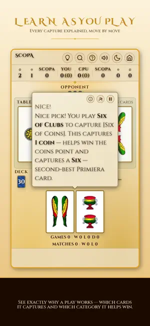 Scopa: Learn & Play screenshot 3