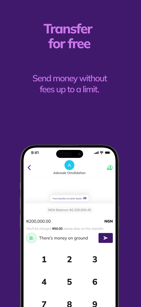 Kuda - Free transfer & payment screenshot 1