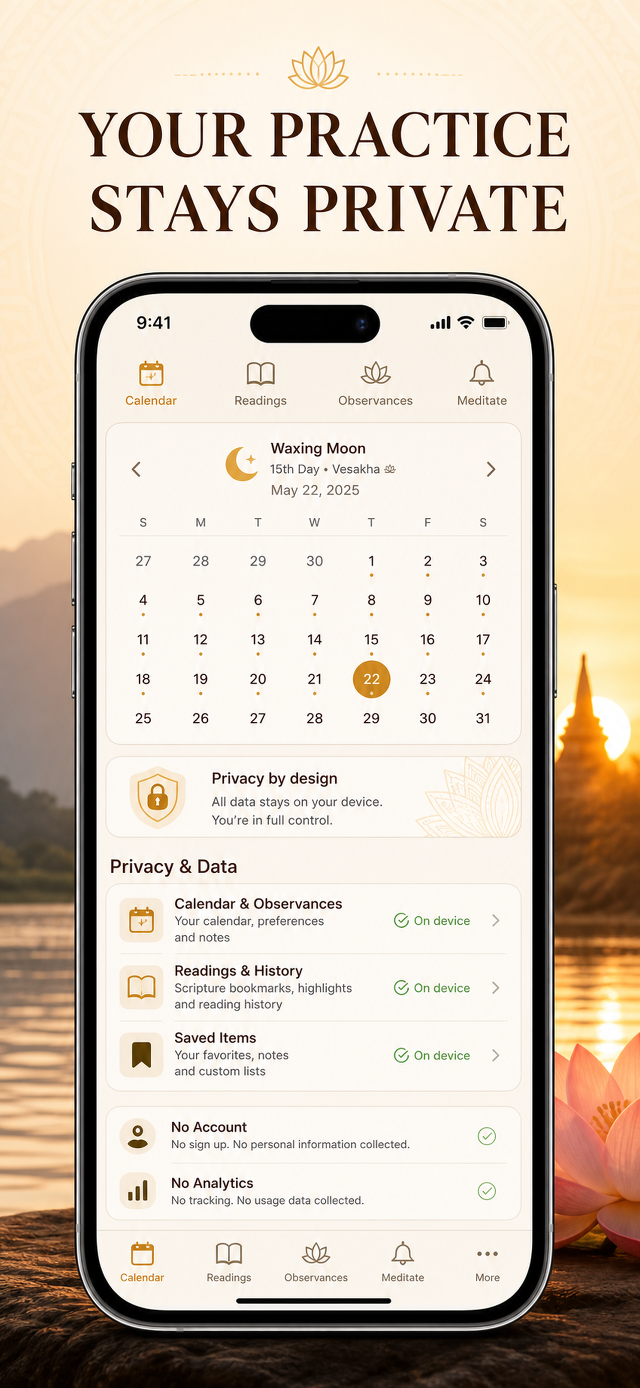Buddhist Calendar & Sutras screenshot 10