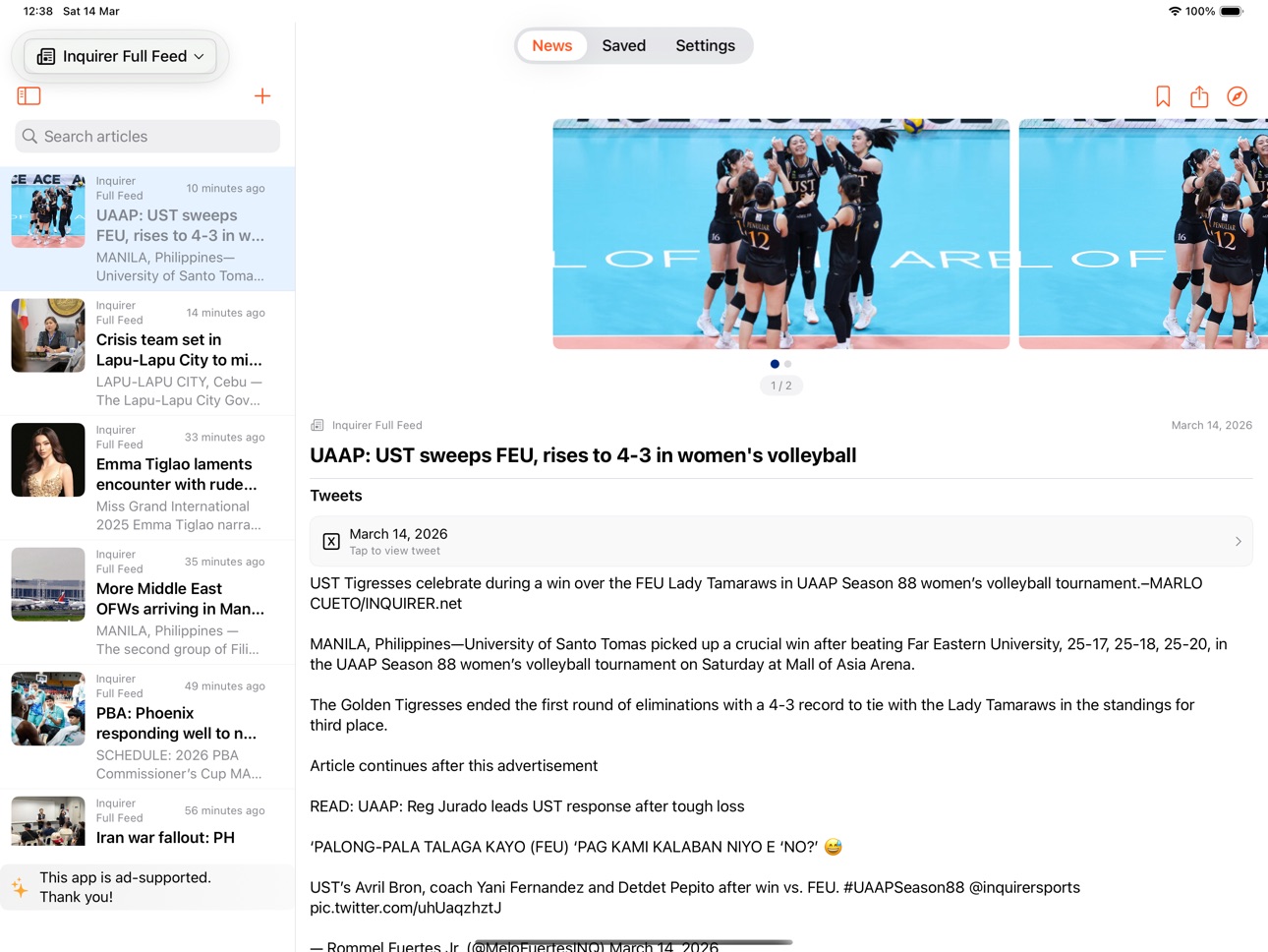 iPad screenshot