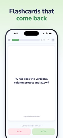 Meomo AI Flashcard & Exam Prep iPhone screenshot