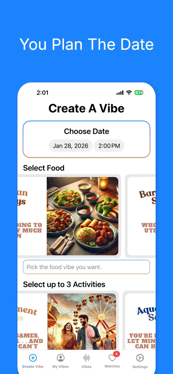 Screenshot #2 pour Hopeful Vibes | Dating App