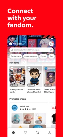 Mercari Japan: Anime Shopping iPhone screenshot