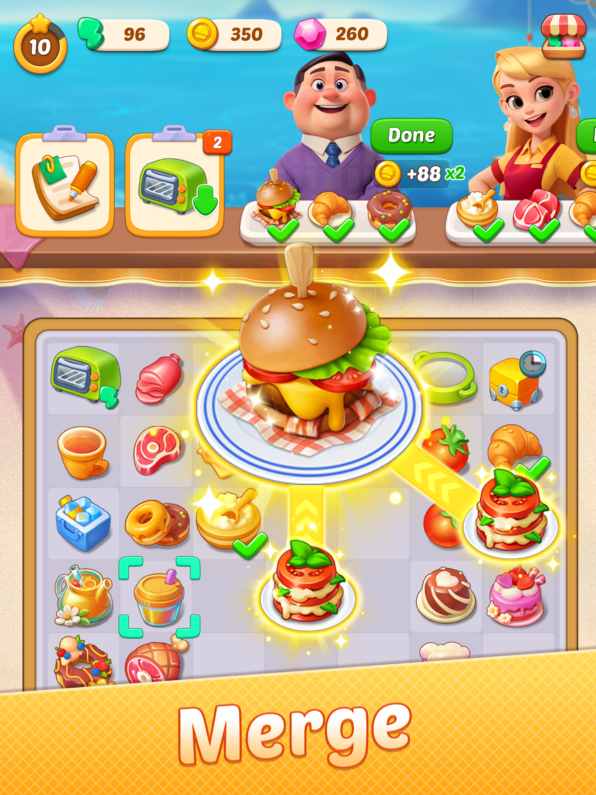 Gossip Girls Restaurant-Merge screenshot 11